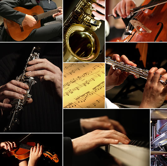 Instruments crescendo académie musicale